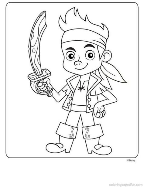 Jake And The Never Land Pirates Pirate Ship Coloring Page Bucky Coloring Home