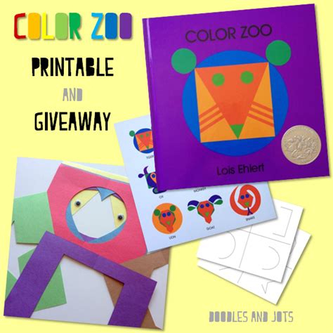 Color Zoo For You Doodles And Jots Zoo Book Book Art Projects