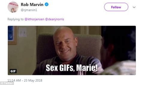 Breaking Bads Dean Norris Suffers Twitter Fail By Typing Sex S Daily Mail Online