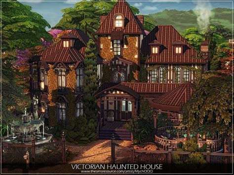 Victorian Haunted House By Mychqqq At Tsr Sims 4 Updates