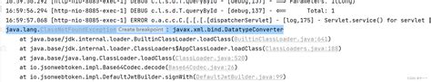 Java Lang Classnotfoundexception Javax Xml Bind Datatypeconverter Csdn