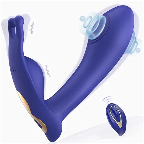 Dual Slapping Vibrator For Women Remote Wearable Dildo Vagina Clitoris