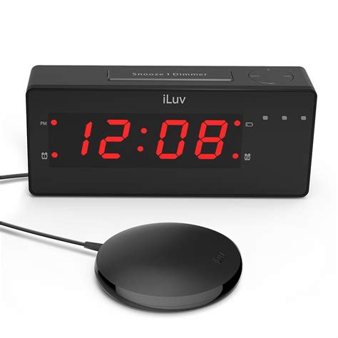 Timeshaker Wow By Iluv Loud Dual Alarm Clock With Super Vibrating Bed