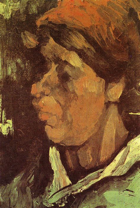 Vincent Van Gogh Peasant Woman Head