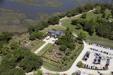 Aerial View Of The House And Some Of The Grounds Of The Boone Hall