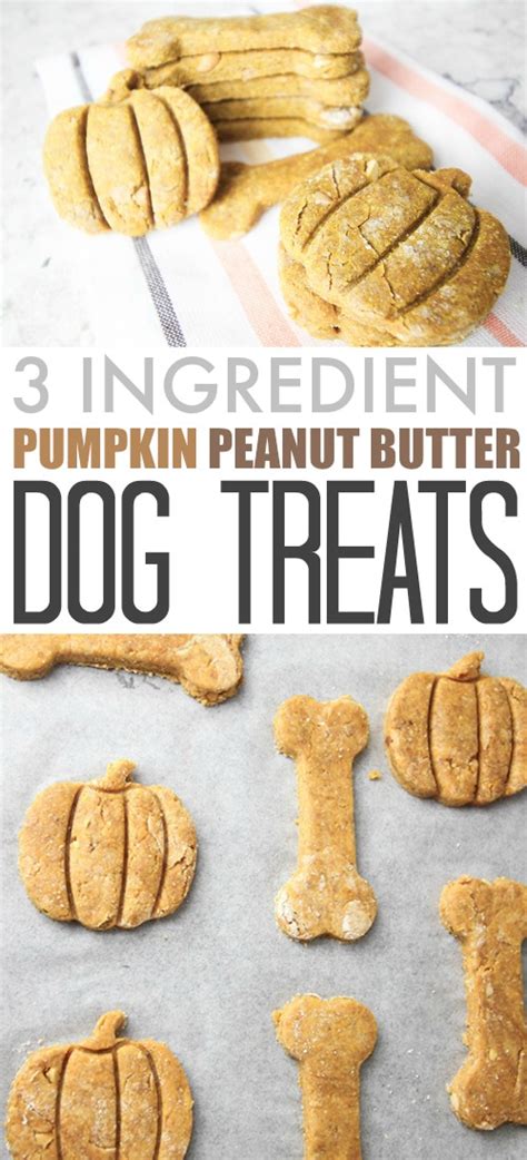 Three Ingredient Pumpkin Peanut Butter Dog Treats The Creek Line House