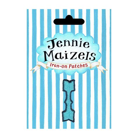 Art Materials Jenny Maizels Iron On Patches Letter I Blue The