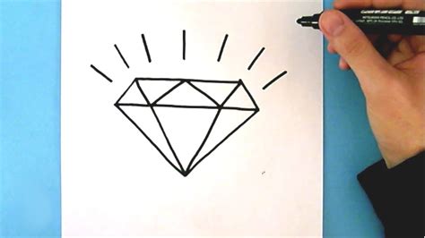 Looking for a step by step guide. HOW TO DRAW A DIAMOND STEP BY STEP : EASY DRAWING TUTORIAL ...