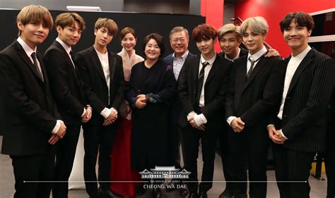 The president of the republic of korea hangul hanja is according to the south korean constitution the chairperson of the cabinet the. BTS Meets South Korea President During Korea-France ...