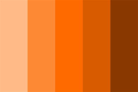 Sunset Oranges Color Palette