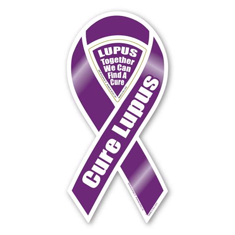 Cure Lupus 2 In 1 Ribbon Magnet Magnet America