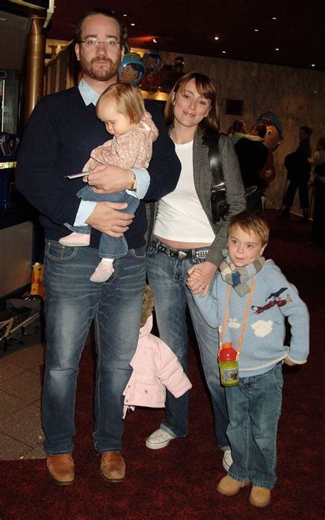 Matthew Macfadyen With His Actress Wife Keeley Hawes Their Daughter Maggie And Keeley S Son