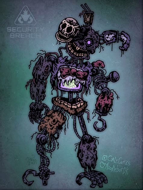 Fnaf Security Breach The Afton Amalgamation Glitchtraps Escape