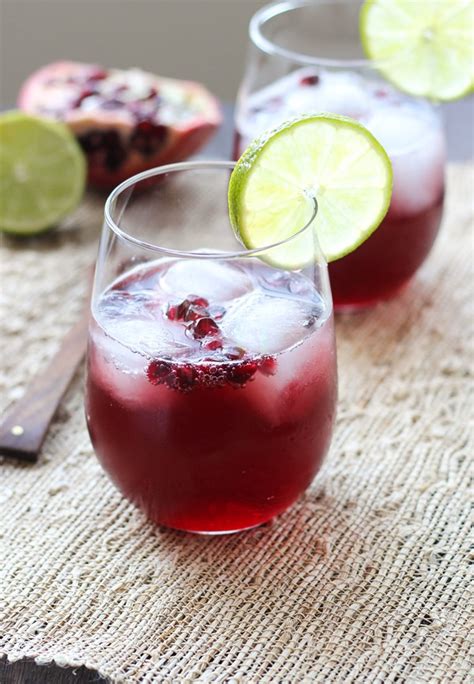 Pomegranate Spritzers Making Thyme For Health
