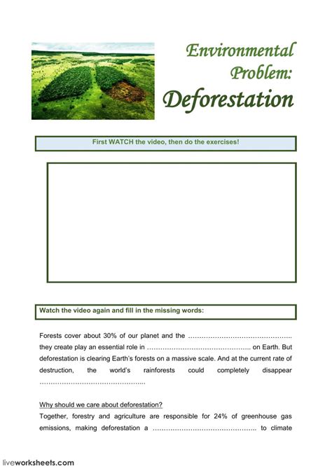 Free math worksheets for second grade (w/ answer keys). Environmental Problems worksheet