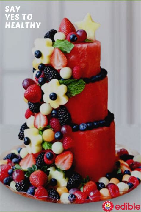 Premium Berry Watermelon Cake Fruit Cake Design Cake Made Of Fruit Fresh Fruit Cake