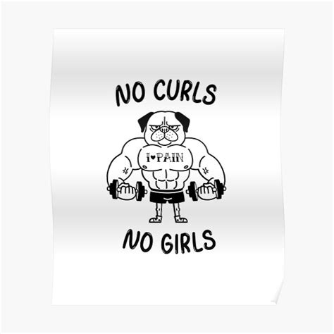 No Curls No Girls Poster For Sale By Cayasmj Redbubble