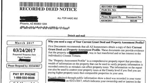 Maricopa County Homeowners Watch Out For This Property Deed Scam