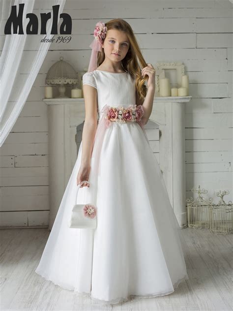 🥇 Vestido Comunión 2022 Marla Modelo K119 🥇 Vestidos De Comunión Para