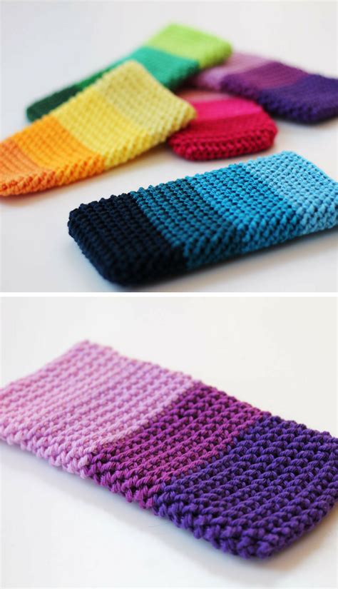 Free crochet pattern: Herringbone phone cover (ENG + NL) | Crochet