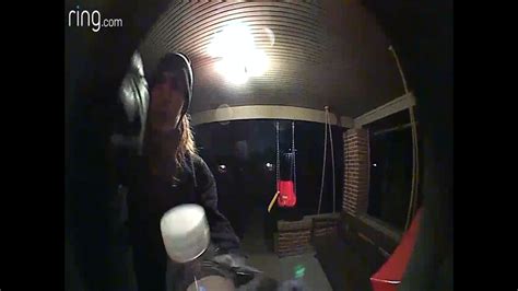 Video Porch Pirate Caught On Camera Stealing Video Doorbell Abc7 Los