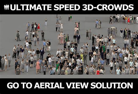 3d Model 3d People Crowds Total Pack Ultimate Speed Solution Vr
