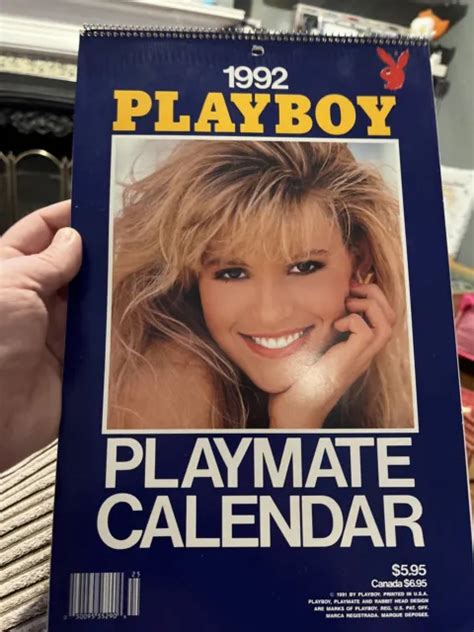 VINTAGE PLAYBOY PLAYMATE Adult Nude Calendar 1992 21 17 PicClick