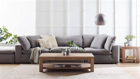 Modern furniture stores in melbourne & sydney | koala living Cirro 3 Seater Fabric Sofa - Lounges - Living Room ...