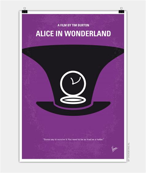 No140 My Alice In Wonderland Minimal Movie Poster Chungkong
