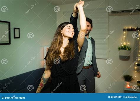 Adorable Couple Love Spending Time Together Stock Image Image Of Celebration Happy 225790491
