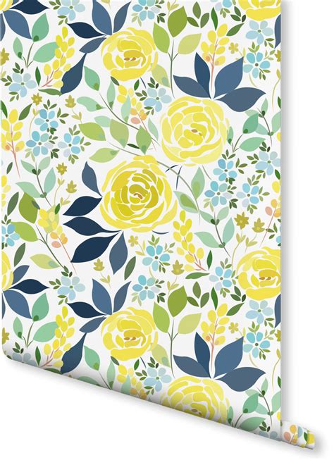 Inject A Bit Of Zest Into Your Home With This Floral Wallpaper Vivid