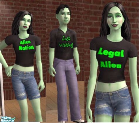 The Sims Resource Alien Wear