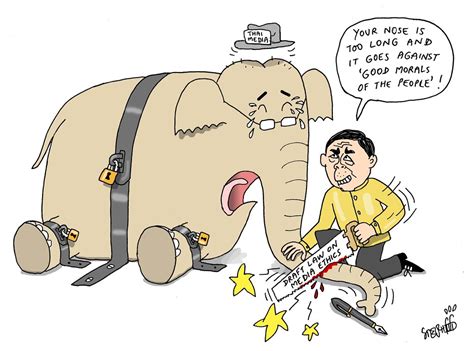 Cartoon By Stephff Draft Law On Media Ethics Prachatai English