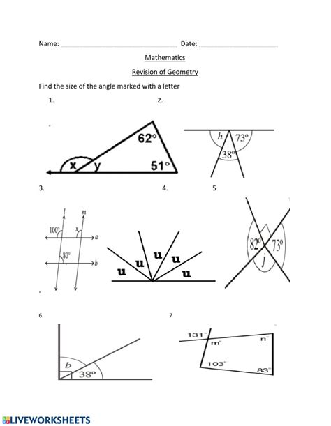 Calculating Angles Activity