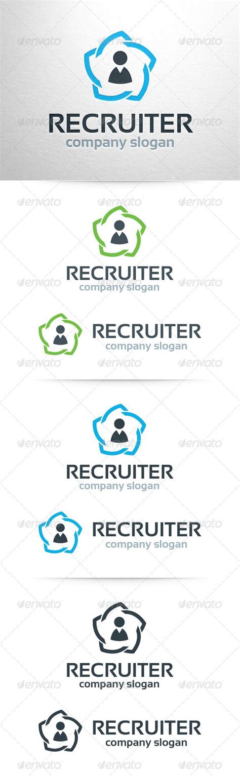 Recruiter Logo Template Corporate Logo Design Logo Templates Logo