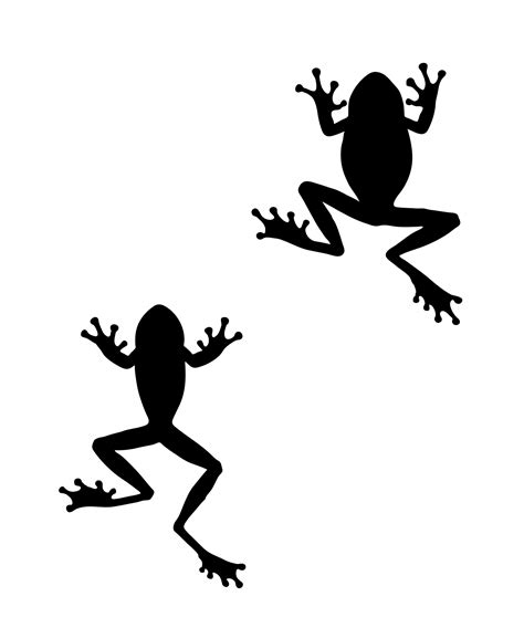 Frog Silhouette Clipart Free Stock Photo Public Domain Pictures