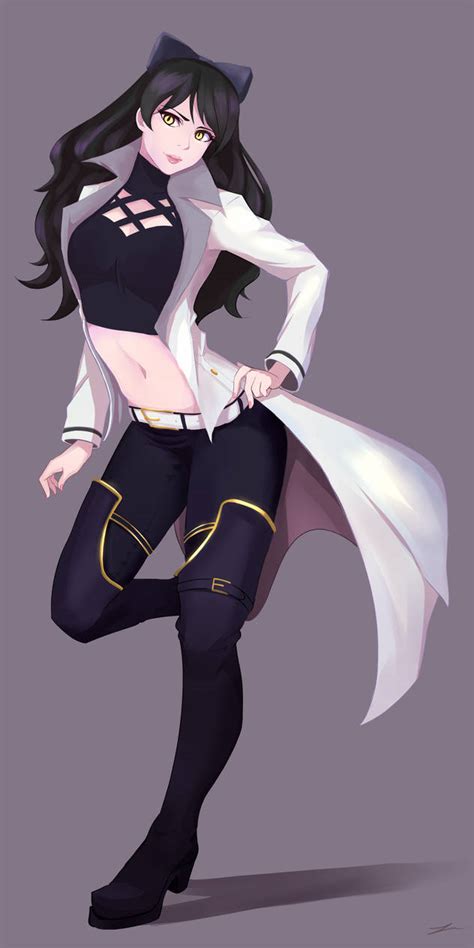 Rwby Volume 4 Blakes New Outfit Colored By Zi Ex On Deviantart