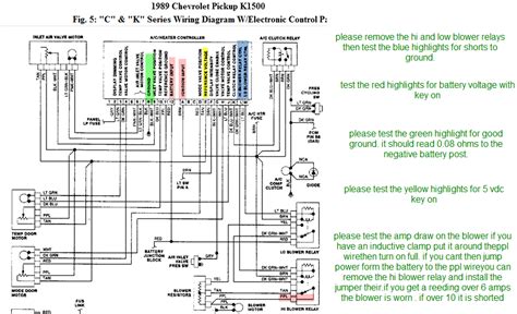 I bought two and of course. 1990 AC wiring Diagram | Chevrolet K5 Blazer Network