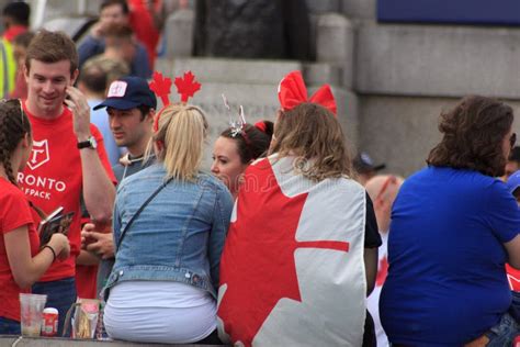canada day 2017 celebrations in london editorial photo image of