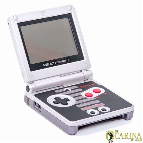 Game Boy Advance Sp Classic Nes Limited Edition Black And Silver Handheld