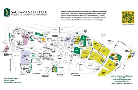Sac State Campus Map Navigating Your Way Around World Map Colored
