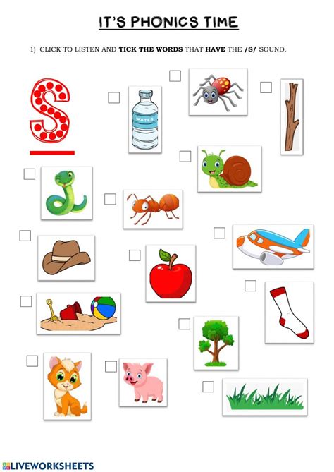 Phonics Interactive And Downloadable Worksheet You Can Do The