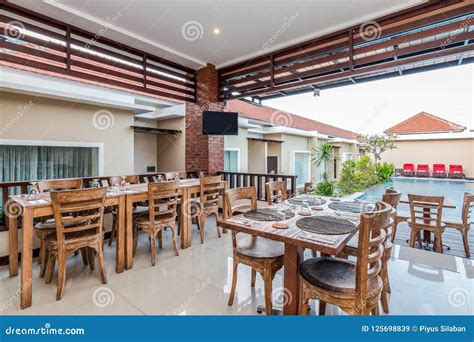 Beautiful Breakfast Area At Cheap Hotel Stock Image Image Of Holiday