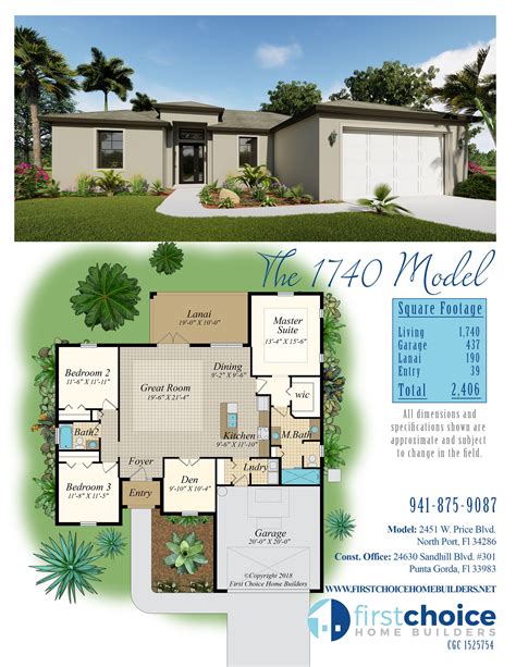 What types of choices do buyers of new homes focus on most? Pin by First Choice Home Builders FL on Floor Plans ...