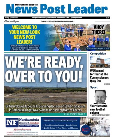 Free Weekly News Post Leader Relaunches As Paid For Newspaper