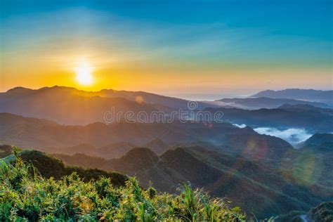 Sunrise Scenery Beautiful Coast Of Taiwan Stock Image Image Of