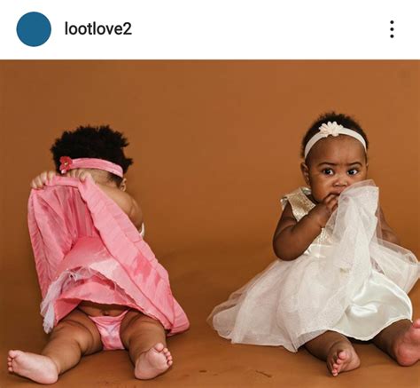 Pics Lootlove Finally Reveals Her Twin Daughters To The World Okmzansi
