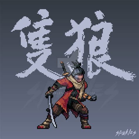 Sekiro Shadows Die Twice Pixel Art By Spykles On Deviantart