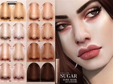 Sugar Nose Mask N03 By Pralinesims At Tsr Sims 4 Updates