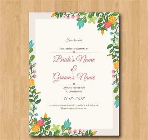 Free Wedding Invitation Designs And Examples 12 In Psd Ai Eps